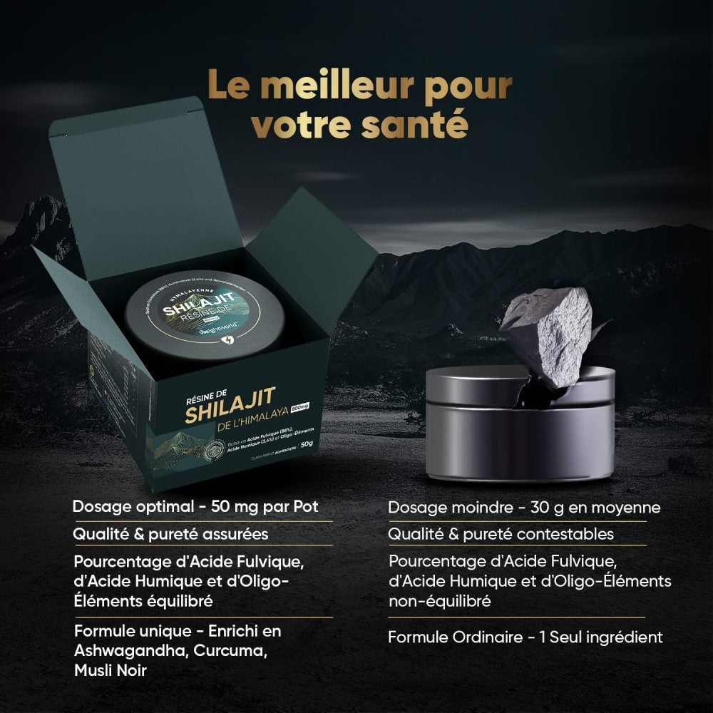 Résine de Shilajit 50g